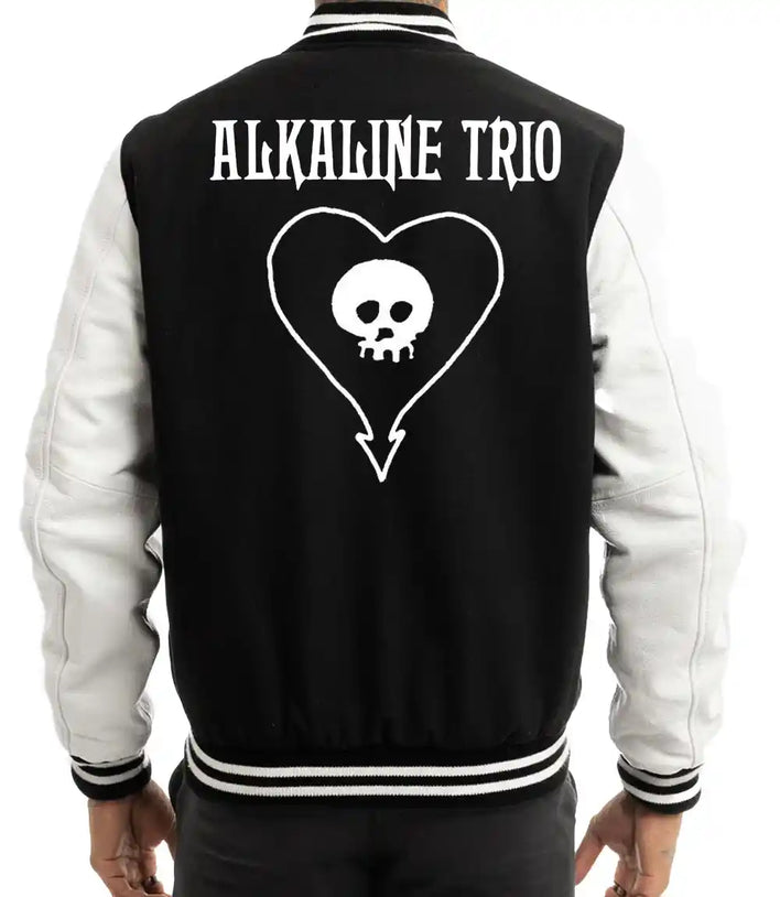 Heart Skull ALK3 Varsity Jackets

