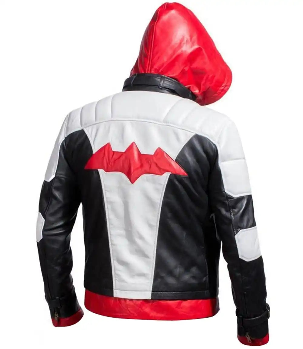 Red Hood Leather Jacket

