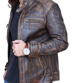 Quilted Moto Jacket

