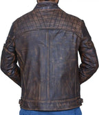 Cafe Racer Jacket Distressed