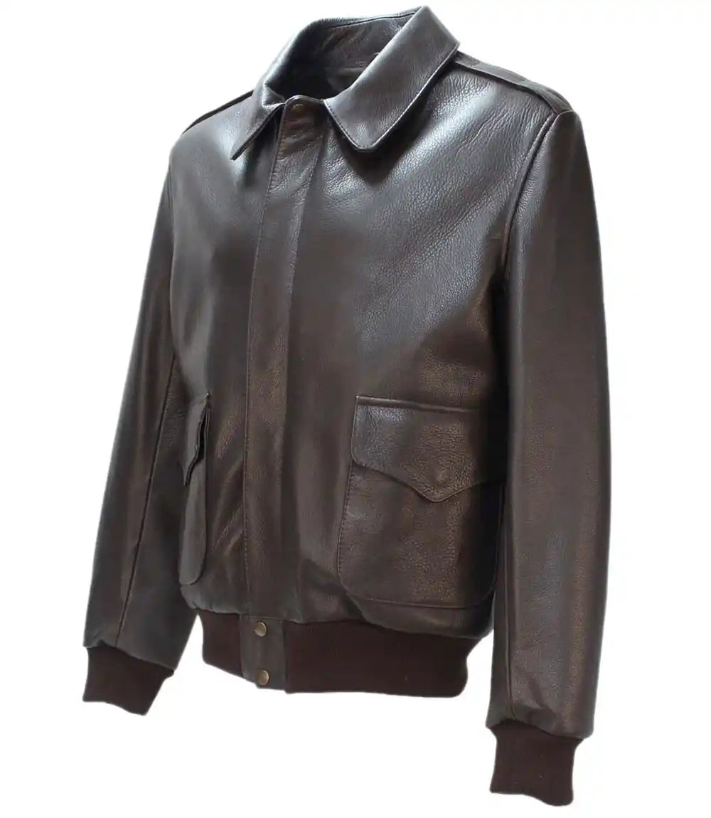 classic bomber jacket leather