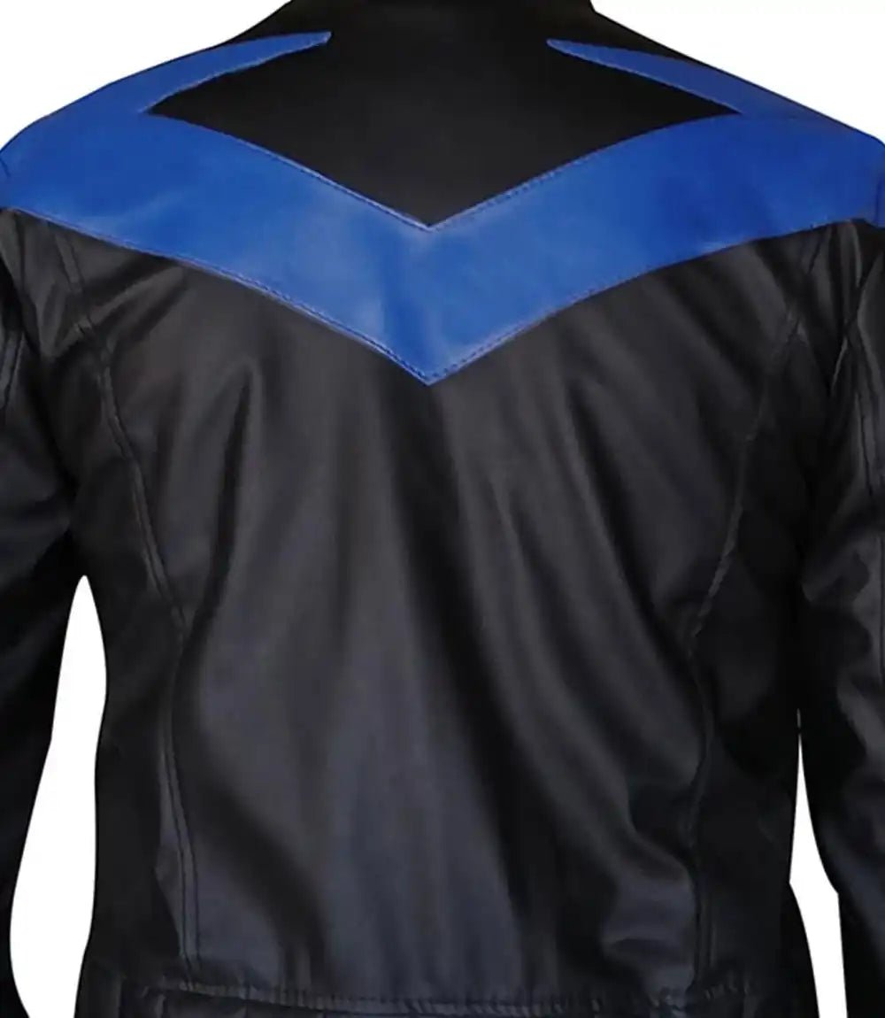 Dick Grayson Nightwing Leather Jacket - MovieStarJacket