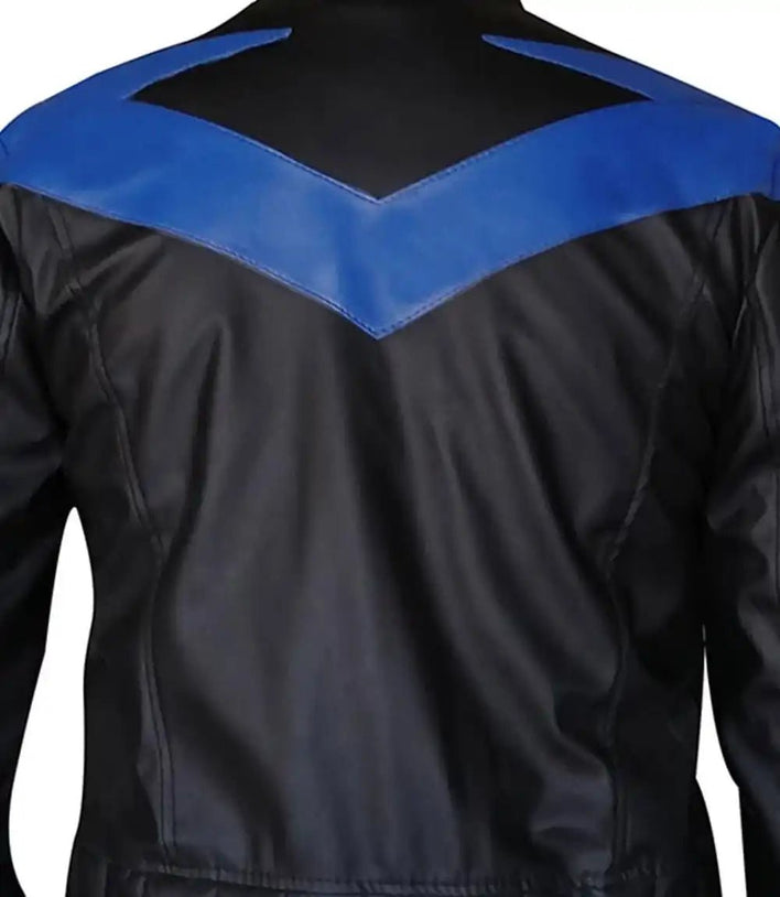 Dick Grayson Nightwing Leather Jacket - MovieStarJacket