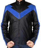 Dick Grayson Nightwing Leather Jacket - MovieStarJacket