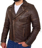 Genuine Leather Jacket Motorcycle