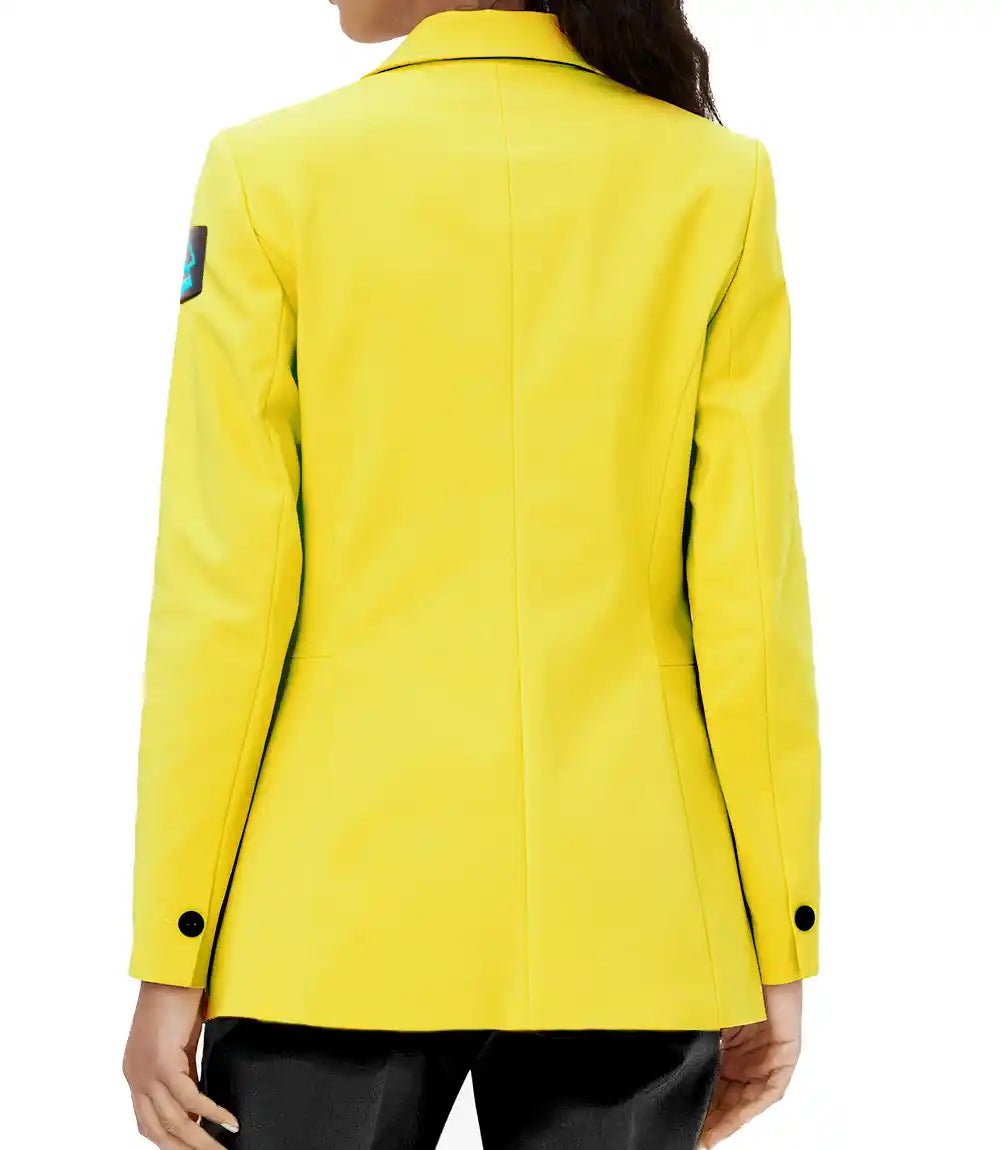 Fortnite Yellow Leather Jacket - MovieStarJacket