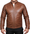 Tom Cruise Leather Jacket Brown

