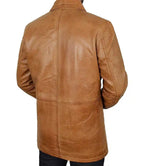 Gothic Leather Car Coat

