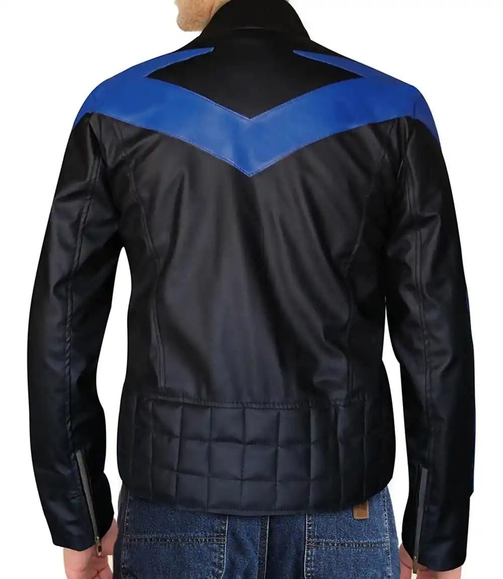 mens nightwing leather jacket