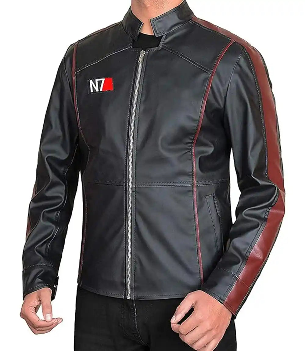 n7 jacket leather black