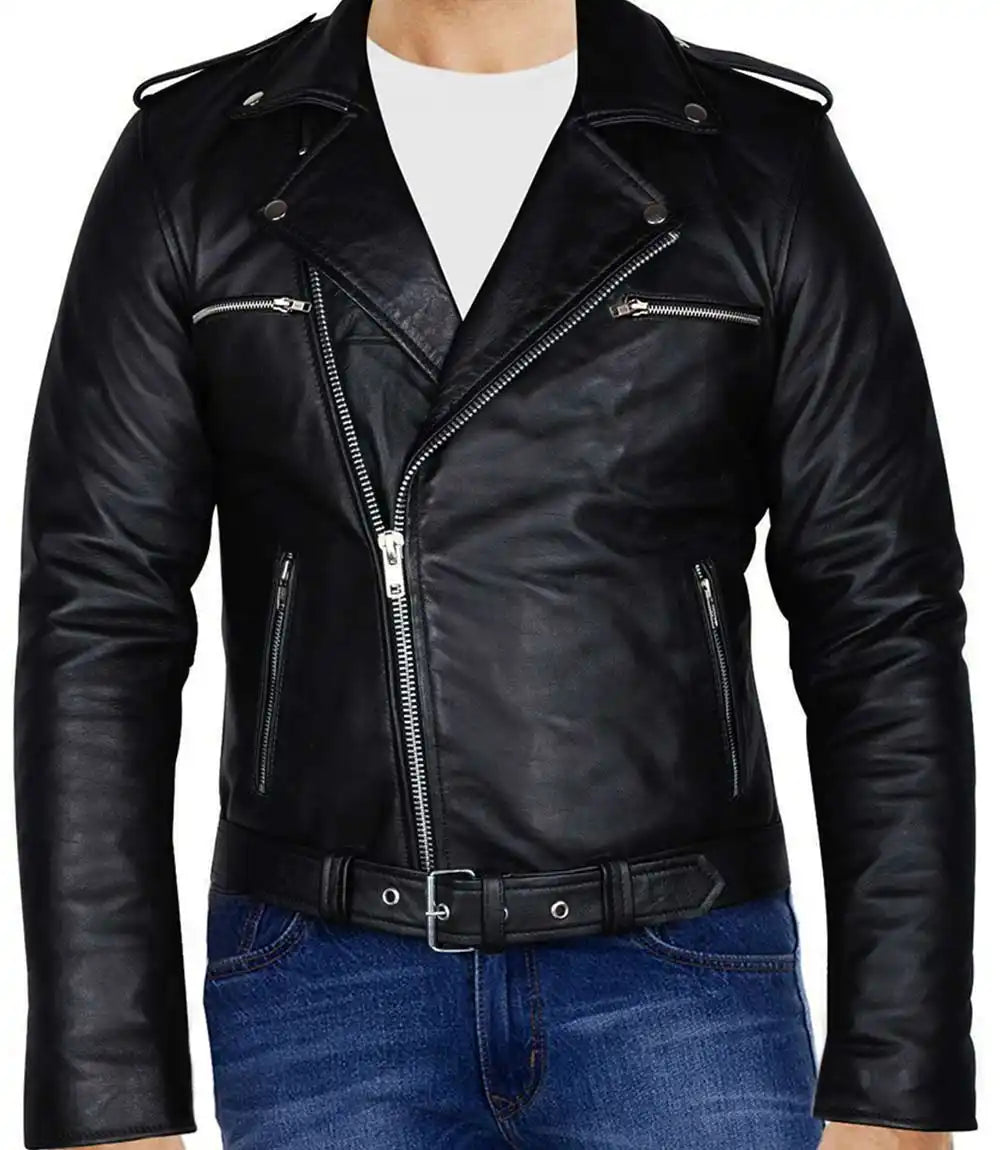 Negan Leather Jacket Walking Dead