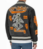 Off White Bomber Varsity Jacket - MovieStarJacket