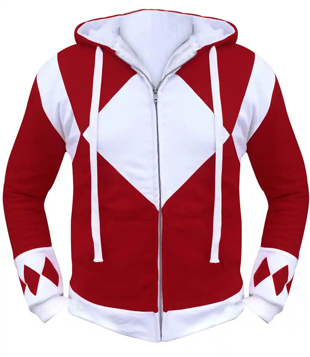 Power Rangers Hoodie Red