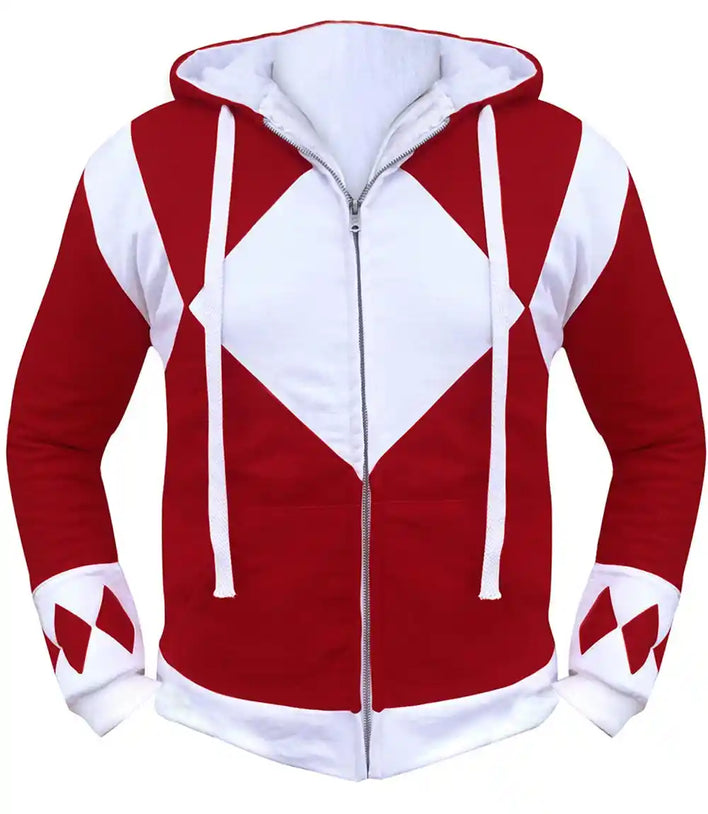 Power Rangers Hoodie Red