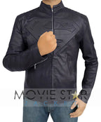 Smallville Black Superman Leather Jacket

