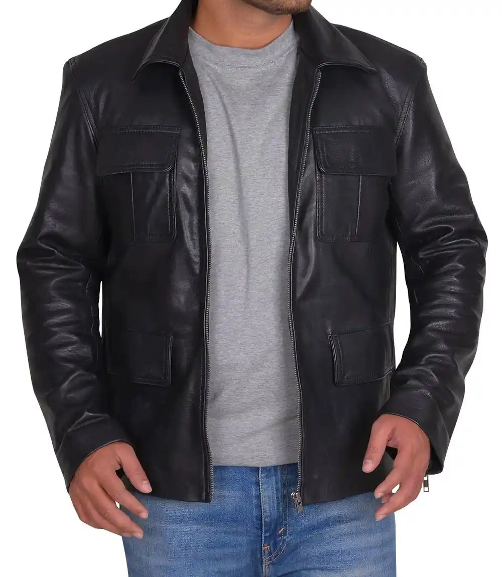 Damon Salvatore Leather Jacket