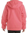 Womens Pink Fur Jacket with Hood - MovieStarJacket