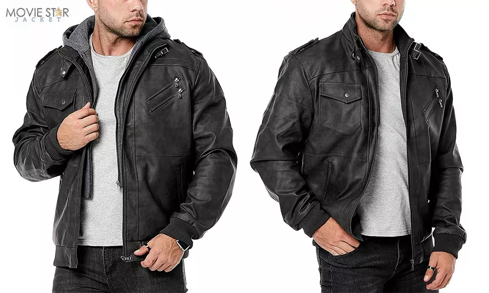 A New Breed Of Menswear - Hooded Leather Jackets