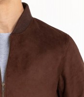 Leather Bomber Jacket