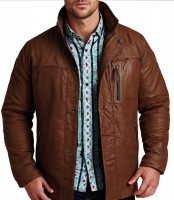 Mens Cowboy Leather Jacket