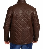 Long Brown Leather Jacket