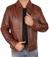 john wick brown leather jacket