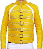 Freddie Mercury Yellow Leather Jacket
